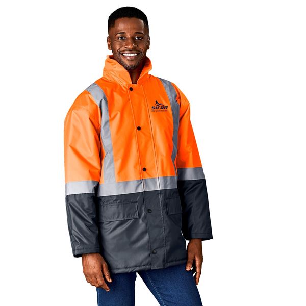 Hazard Padded Two-Tone Hi-Viz Reflective Jacket, ALT-1701