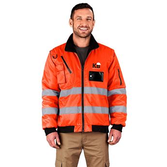 Techno Padded Hi-Viz Reflective Bunny Jacket, ALT-1702