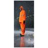 Outdoor Hi-Viz Reflective Polyester/Pvc Rainsuit, ALT-1601