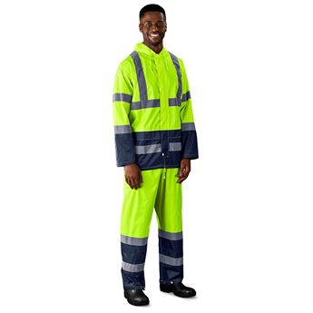 Torrent Two-Tone Hi-Viz Ref Polyester/Pvc Rainsuit, ALT-1602