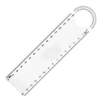 15cm Ruler With Protractor, BD7284 