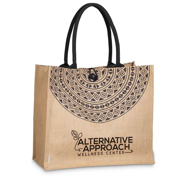 Okiyo Kashira Jute Tote, BAG-4690