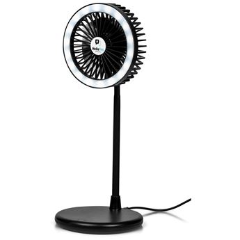 Light Breeze Led Ring Light Desk Fan, MT-AM-376-B