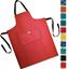 Shweshwe Cress Apron With Full Colour Tag, KITCH010