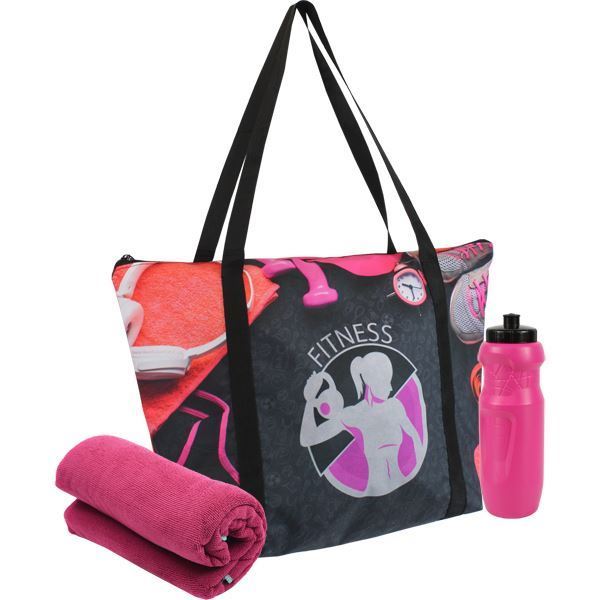 Sinead Gym Tote Bag With FC Print, BAG507 