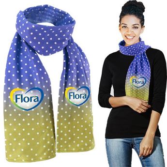 Fleece Scarf With Full Colour Print, APP7095