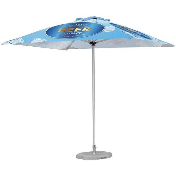 Legend Sublimated Parasol Single Pole 2.2m X 2.2m, DISPLAY-9010