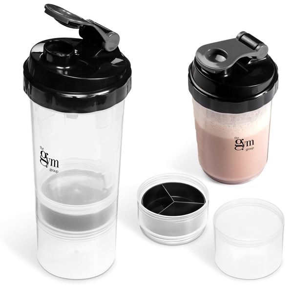 Powerhouse Plastic Protein Shaker - 600ml, DW-6818