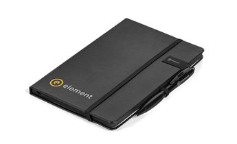 Century USB Notebook Gift Set - Black, GIFTSET-7100-BL