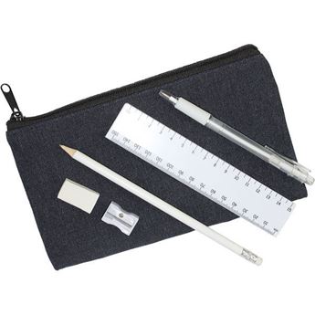 Denim Pencil Stationery Set-15cm, OFF230