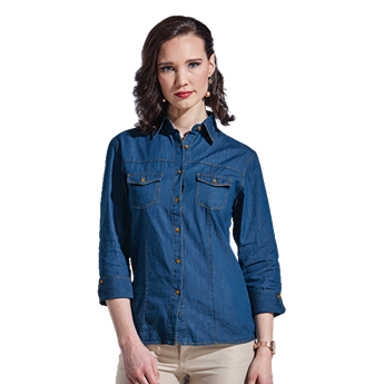 Denver Denim Blouse Ladies, LL-DENV