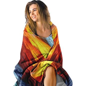 Polar Fleece Blanket With Full Colour Print, FLE001