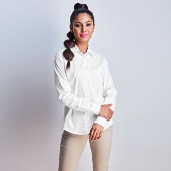 Ladies Long Sleeve Milano Shirt, BAS-7773