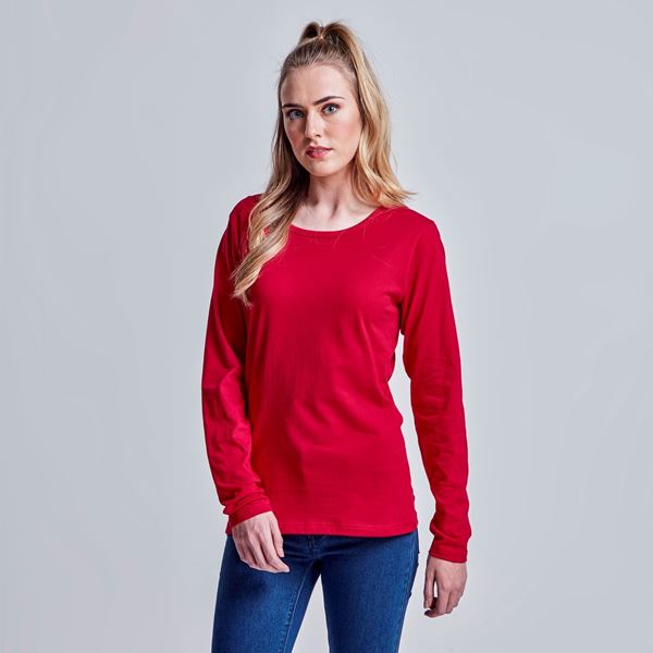 Ladies Long Sleeve Portland T-Shirt, BAS-7750