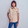 Ladies Short Sleeve Wildstone Shirt, BAS-7761