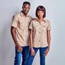 Ladies Short Sleeve Wildstone Shirt, BAS-7761