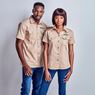 Ladies Short Sleeve Wildstone Shirt, BAS-7761