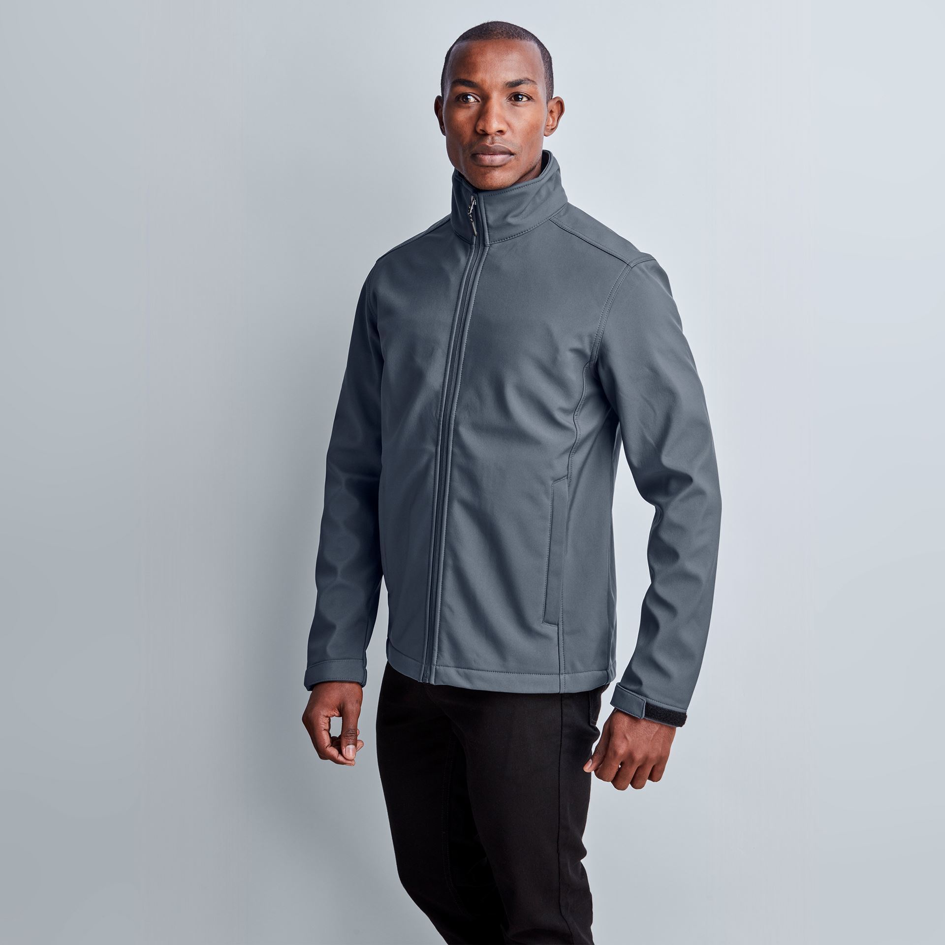 Logo Maxson Softshell Jackets by TRIMARK (Men's)