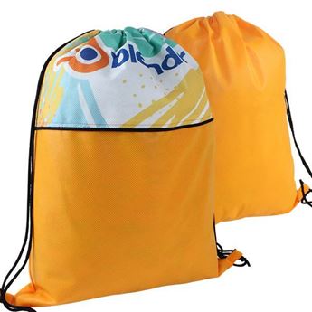 Shui Drawstring Bag With Piping + FC, BAG269