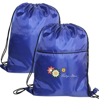 Lumi Drawstring Bag With Piping + 1 Col, BAG270