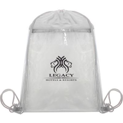 Ario Transparent Drawstring Bag With 1 Col, BAG570