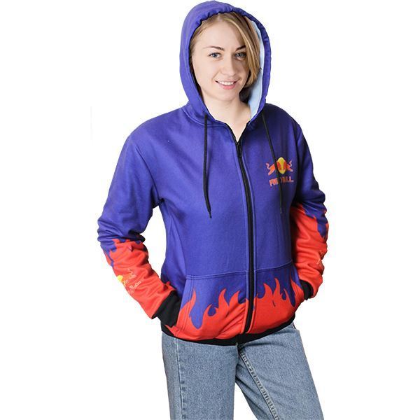 Ladies Henly Sublimated Hooded Sweater With Zip, APP8013
