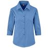 Ladies 3/4 Sleeve Micro Check Shirt, BIZ-3632