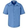 Mens Short Sleeve Micro Check Shirt, BIZ-3631