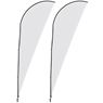 Legend 4m Sharkfin Flying Banner (Set Of 2), DISPLAY-7004