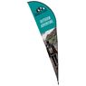 Legend 4m Sublimated Sharkfin Double-Sided Flying Banner - 1 Complete Unit, DISPLAY-7014