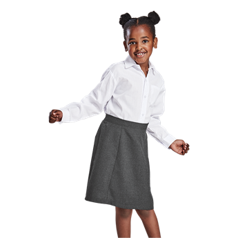 Girls Panelled School Skirt, SCH-SKI