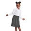 Girls Panelled School Skirt, SCH-SKI