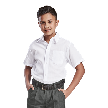 Unisex Short Sleeve School Shirt, SCH-SSHI