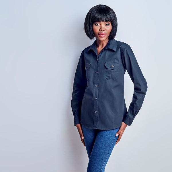 Ladies Long Sleeve Wildstone Shirt, BAS-7763