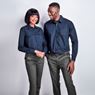 Mens Long Sleeve Kensington Shirt, BAS-7758