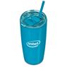 Altitude Daytona Plastic 2-in-1 Double-Wall Tumbler & Straw - 600ml, DR-AL-246-B