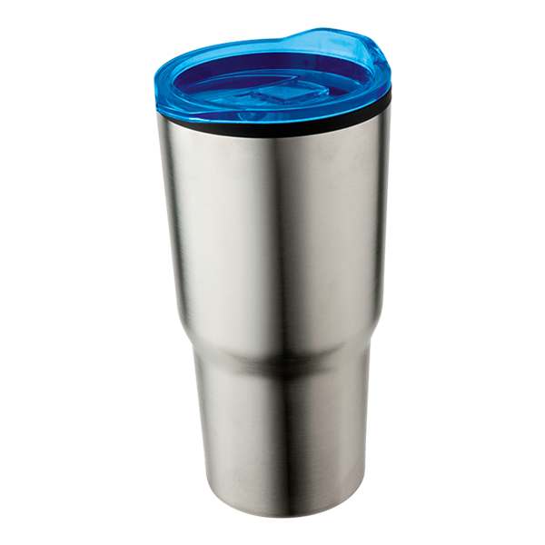 590ml Stainless Steel Mug With Clear Lid, BW0089