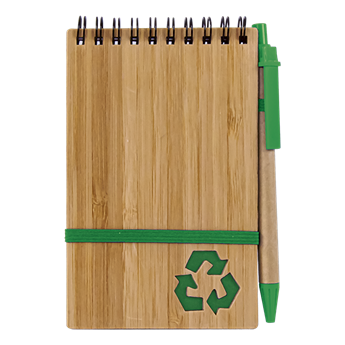 Bamboo Notebook With Pen, BF0060