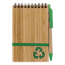 Bamboo Notebook With Pen, BF0060