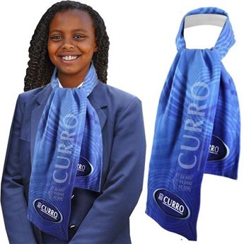 Kids Fleece Scarf With Full Col Edge To Edge Print, APP450