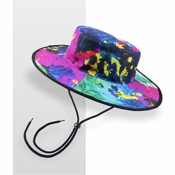 Round Bucket Hat With FC Print, APP609