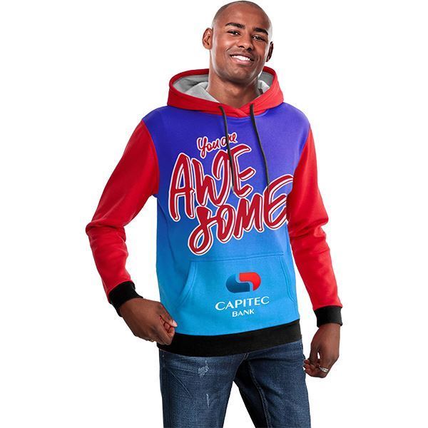 Mens Feel Good Hooded Sweater With FC Print, APPF103