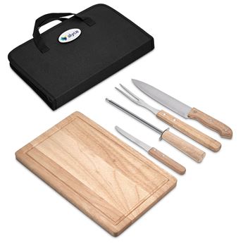 Brenton 5-Piece Braai & Carving Set, OL-AM-45-B