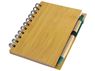Faux Wood Mid-Size Notebook & Pen, ST325I