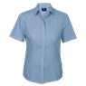 Basic Poly Cotton Blouse Short Sleeve Ladies, LL-PLA