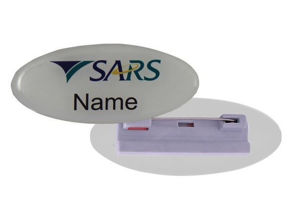 Name Badge Pin Clip - STD Size (65mm X 25mm), NAME-P_65x25