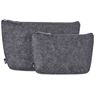 Okiyo Kesho Recycled PET Felt Accessory Bag, BG-OK-427-B