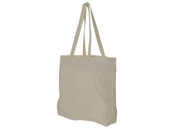 140g Cotton Gusset Tote Bag, BAG144