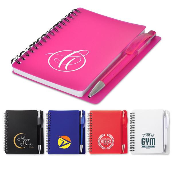 Altitude Plasma A6 Spiral Notebook & Pen, IDEA-1920