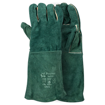 Econo Green Lined Welding - Elbow Glove, G022